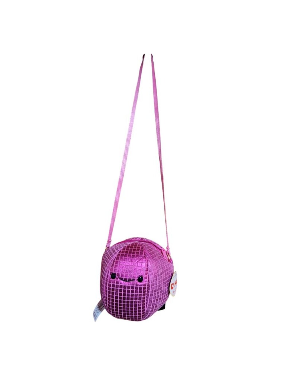 FAO Schwarz Toy Plush Purse Disco Ball - Pink NEW
